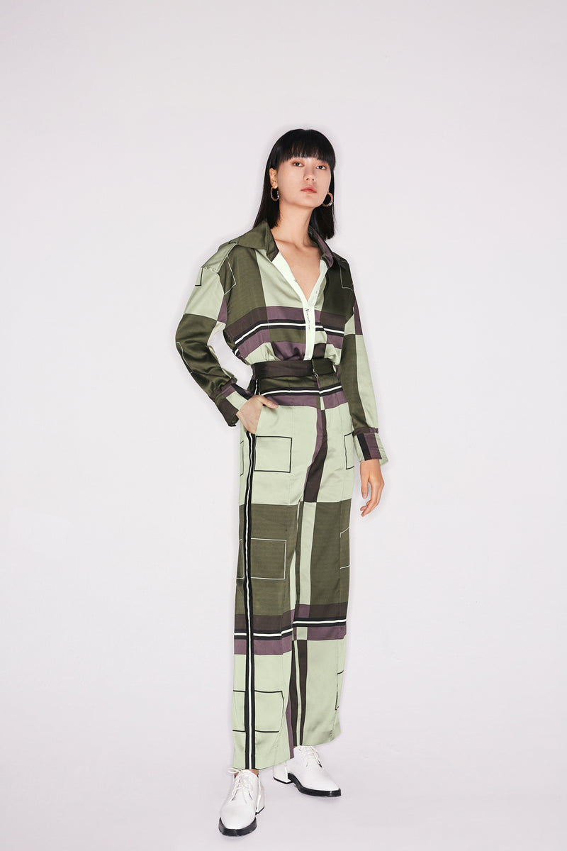 Lily - Pantalon - Vert Algue