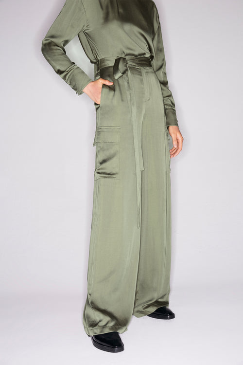 Lily - Pantalon - Jaune Kaki