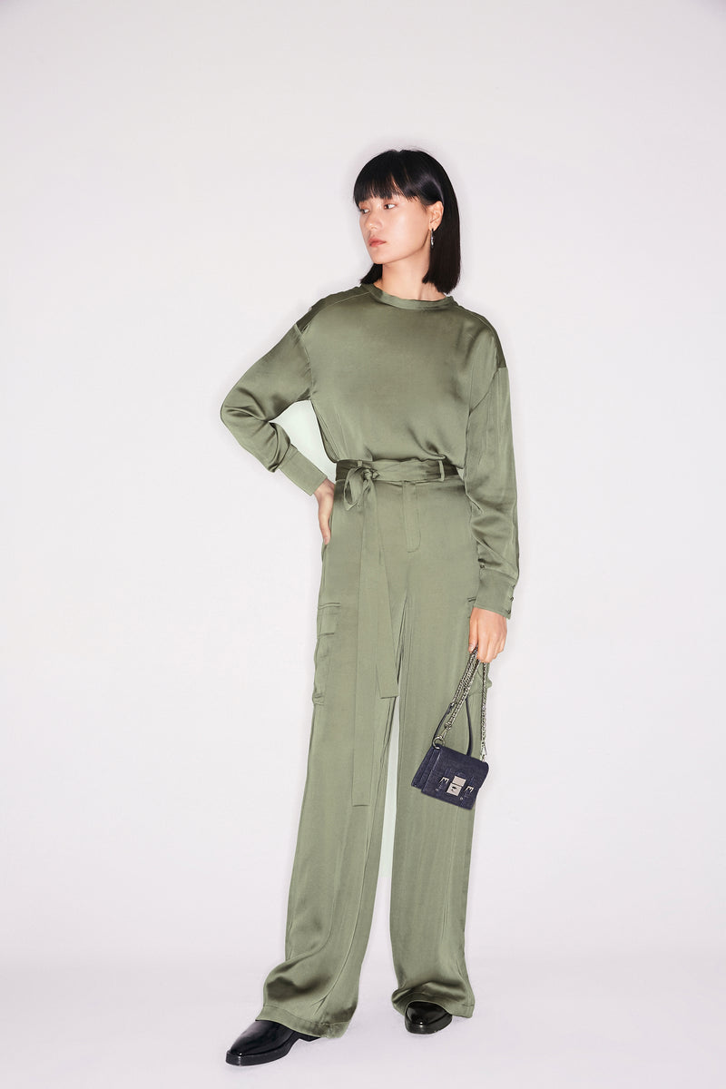 Lily - Pantalon - Jaune Kaki