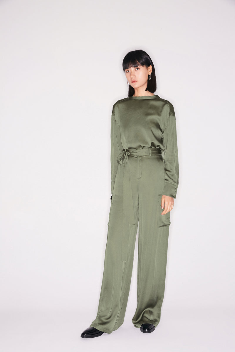 Lily - Pantalon - Jaune Kaki