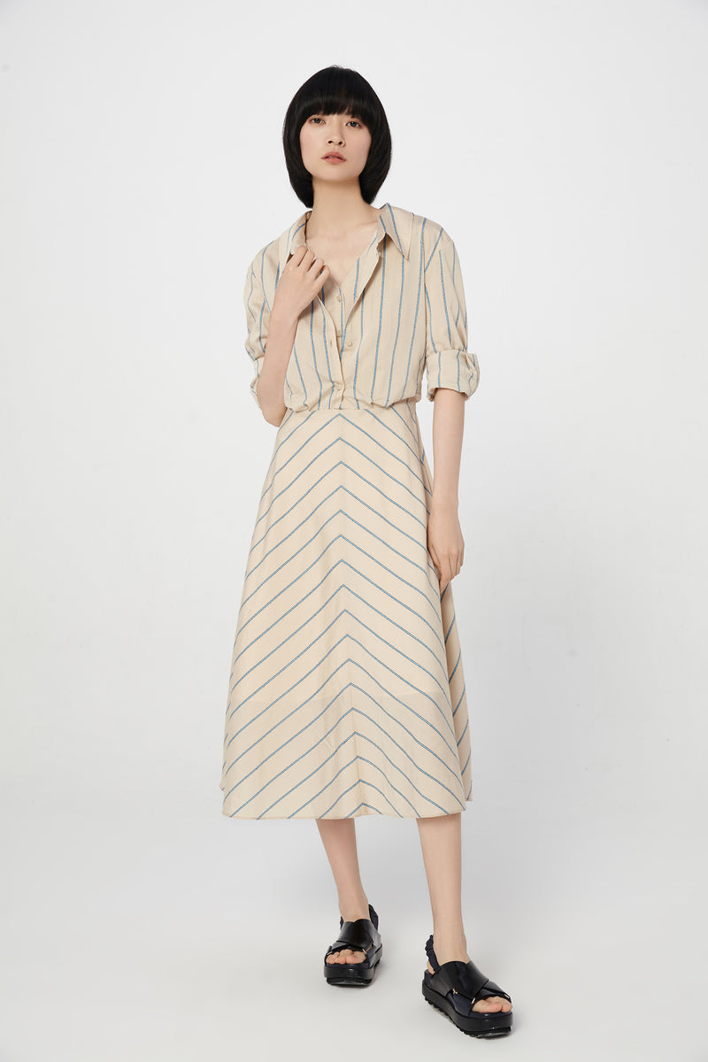 Lily - Robe - Beige