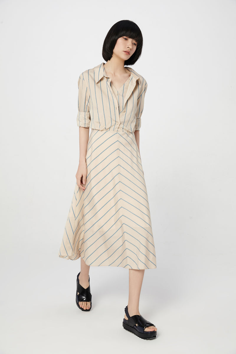 Lily - Robe - Beige