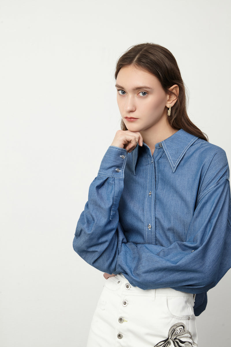 Lily - Chemise - Bleu Clair