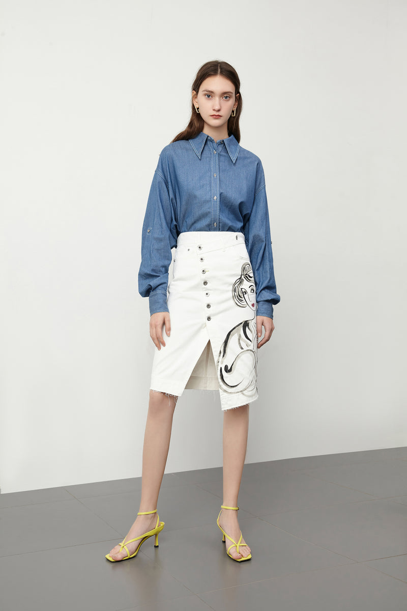 Lily - Chemise - Bleu Clair