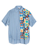 Lily - Chemise - Gris-Bleu Violacé