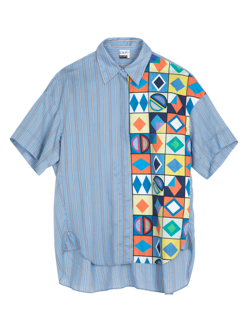 Lily - Chemise - Gris-Bleu Violacé