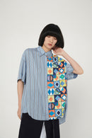 Lily - Chemise - Gris-Bleu Violacé