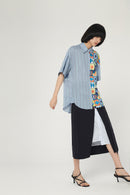 Lily - Chemise - Gris-Bleu Violacé