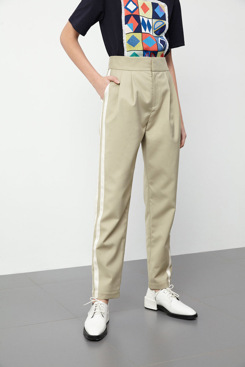 Lily - Pantalon - Jaune Kaki