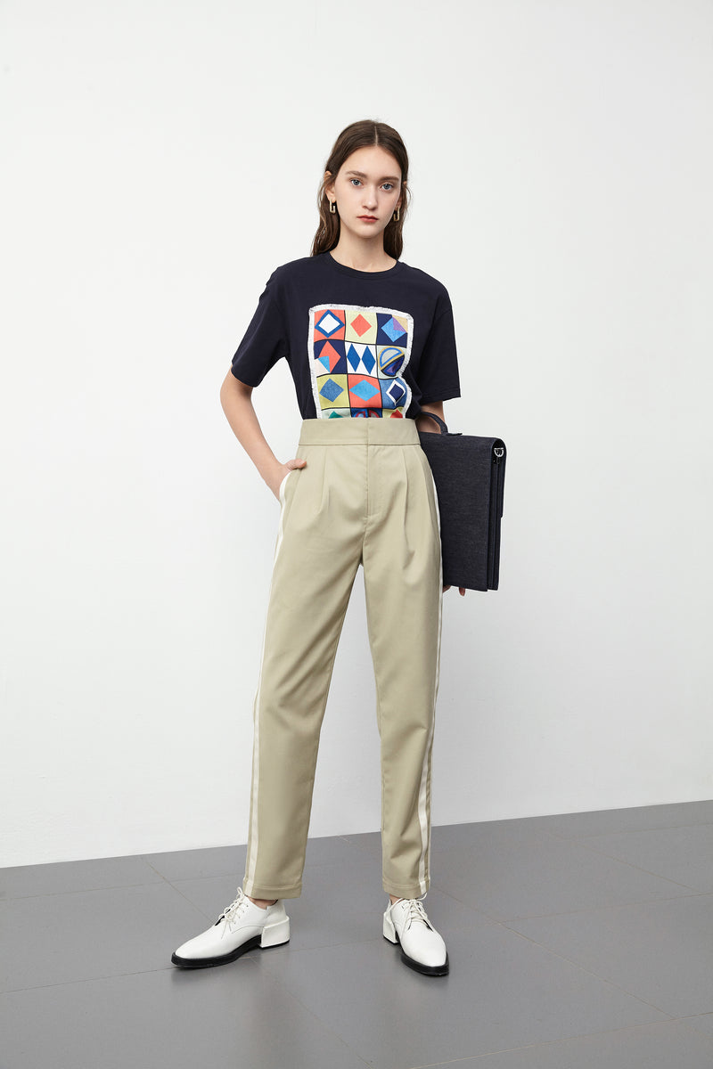 Lily - Pantalon - Jaune Kaki