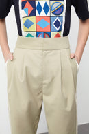 Lily - Pantalon - Jaune Kaki