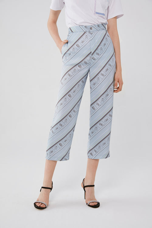 Lily - Pantalon - Bleu Soirée