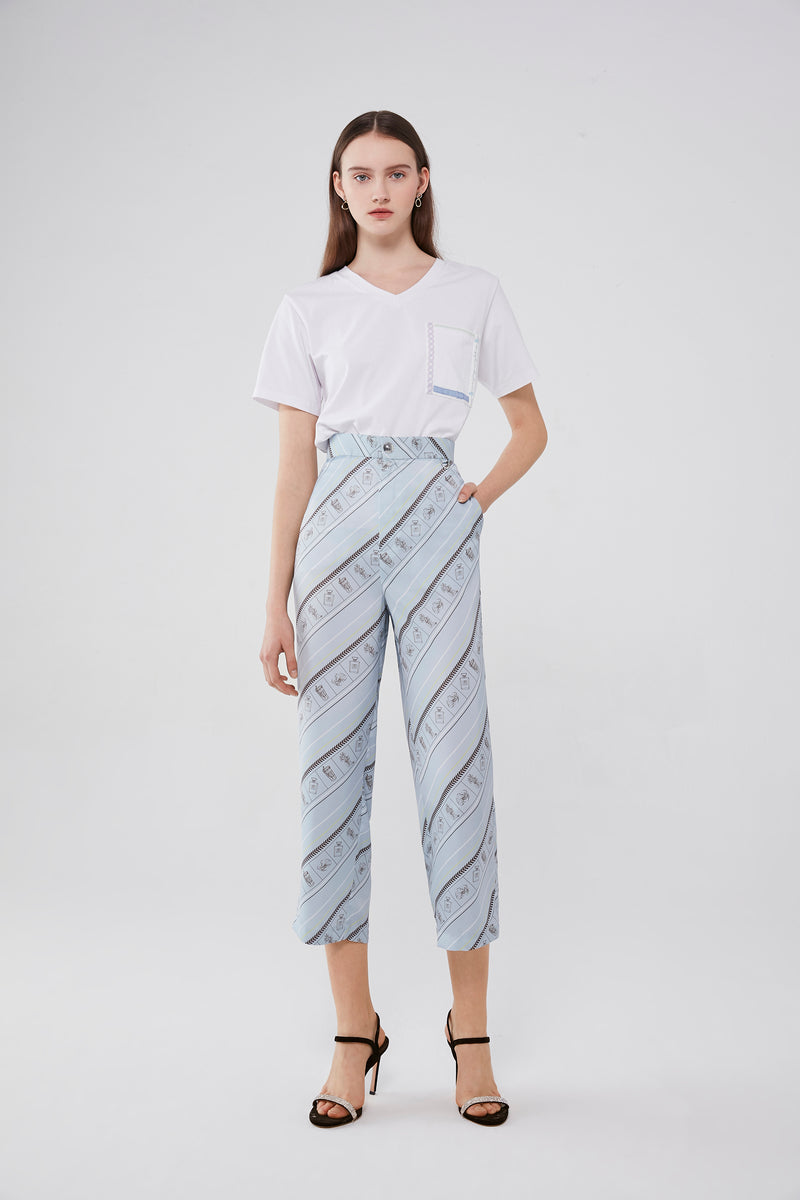 Lily - Pantalon - Bleu Soirée