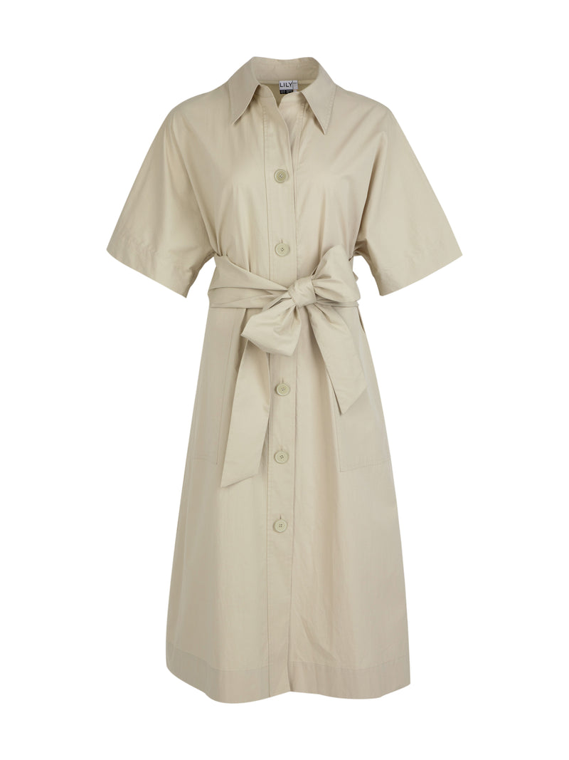 Lily - Robe - Vert Mousse