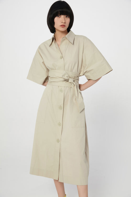 Lily - Robe - Vert Mousse