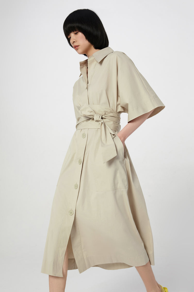 Lily - Robe - Vert Mousse