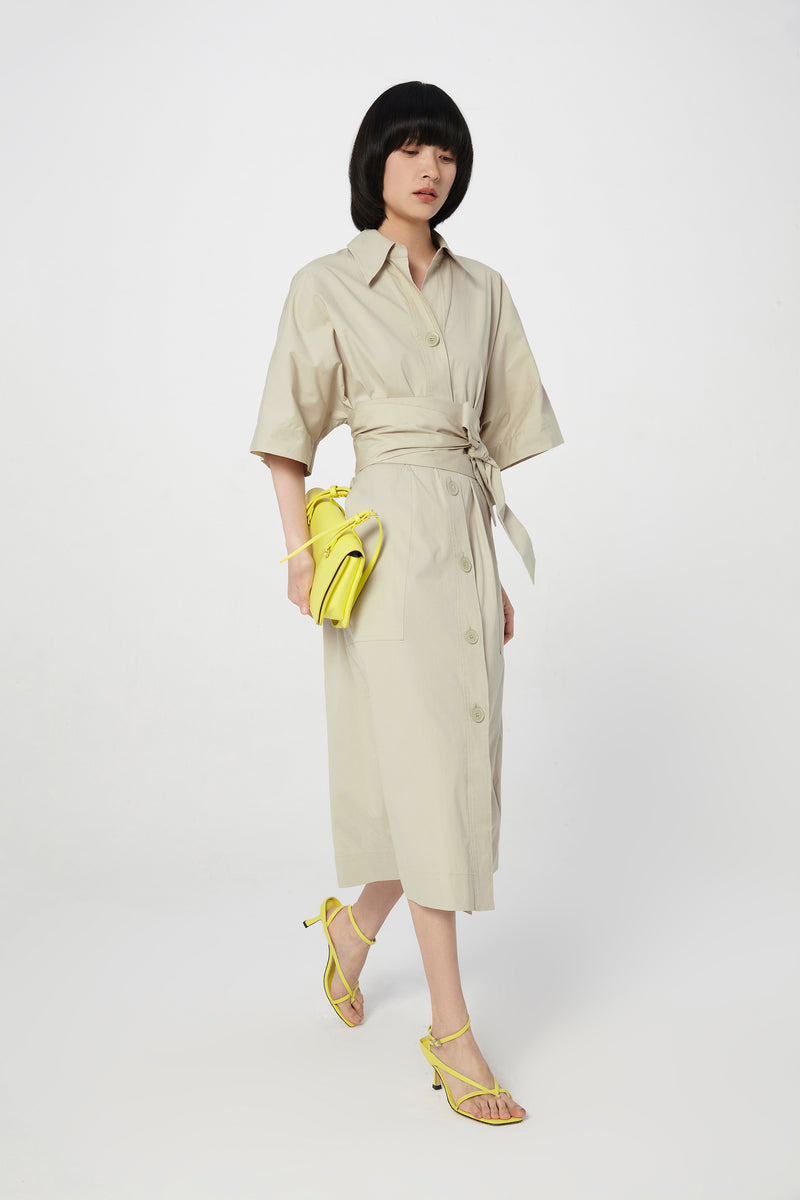 Lily - Robe - Vert Mousse