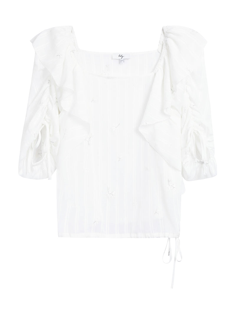 Lily - Pull-Over - Blanc