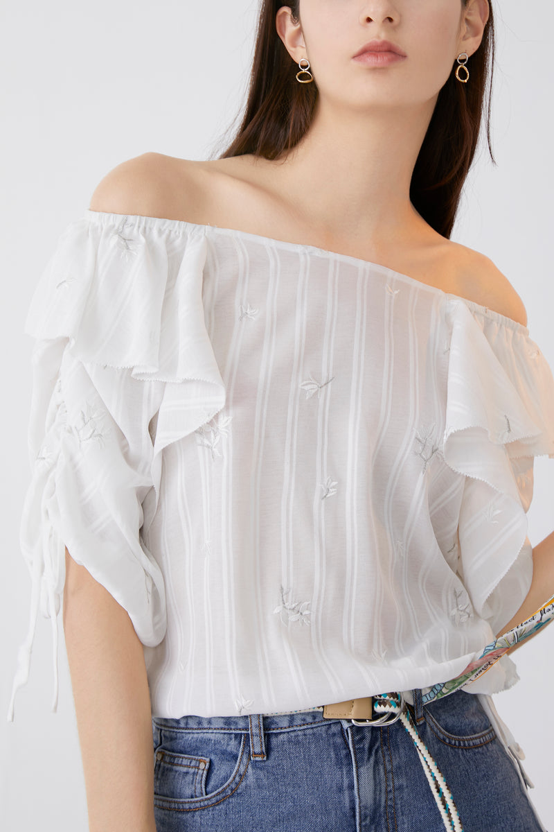 Lily - Pull-Over - Blanc