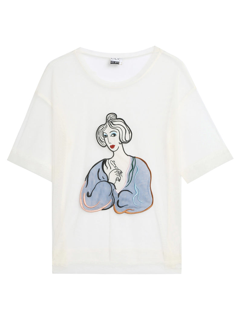 T-Shirt Lily - Or Clair