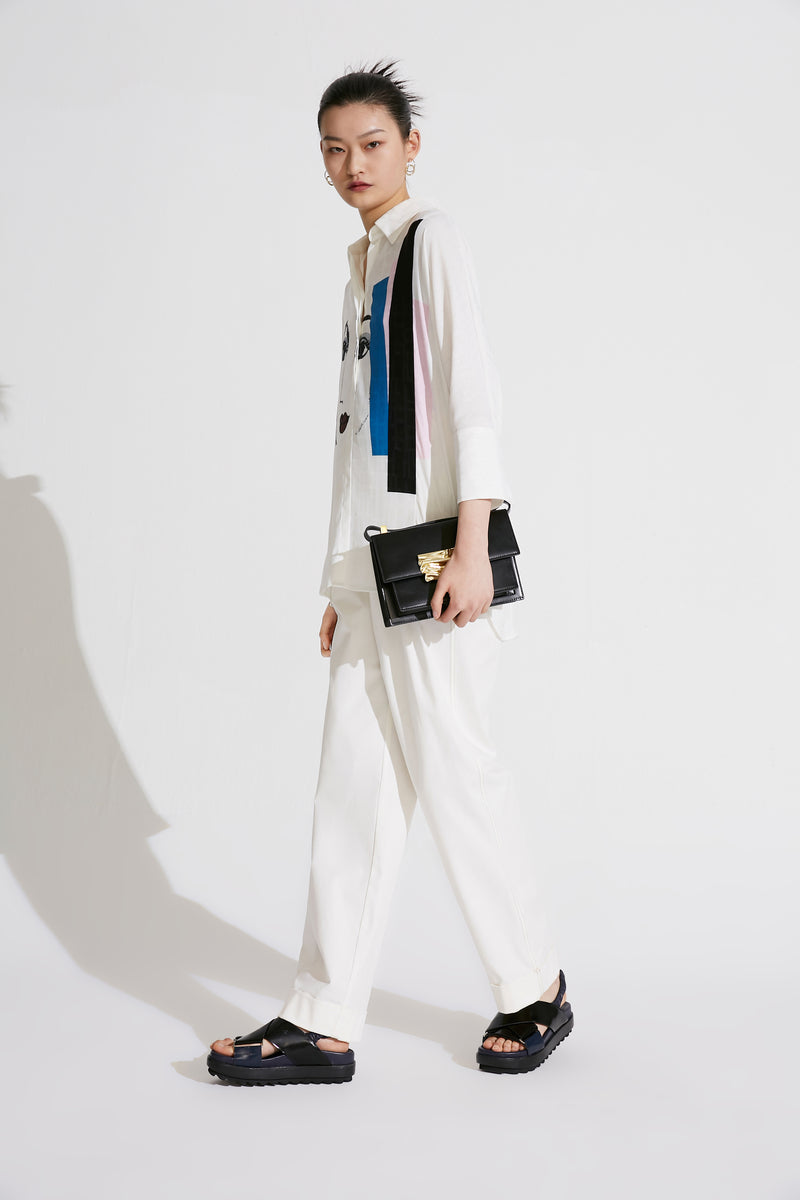 Lily - Pantalon - Blanc