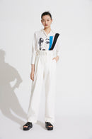 Lily - Pantalon - Blanc