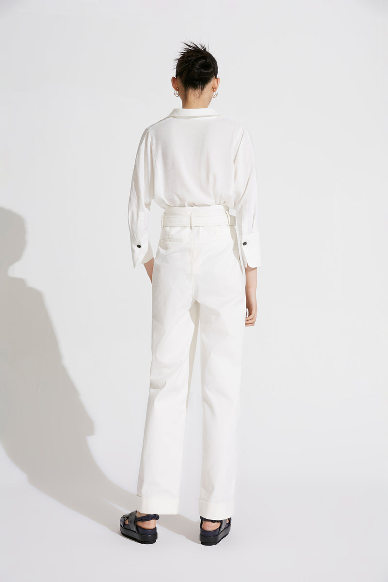 Lily - Pantalon - Blanc