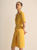 Lily - Robe - Jaune Soleil