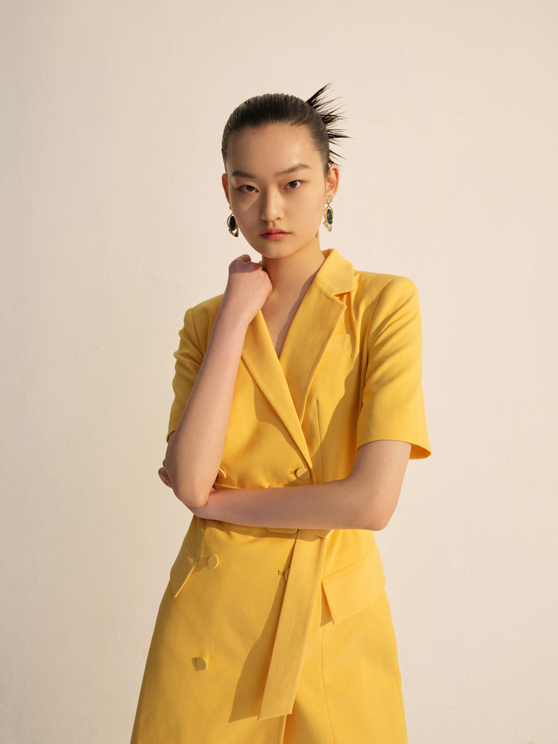 Lily - Robe - Jaune Soleil