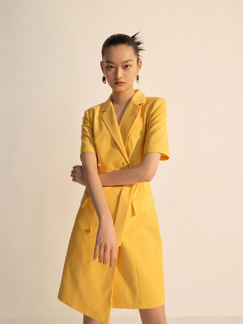 Lily - Robe - Jaune Soleil