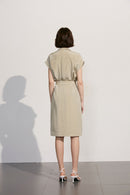 Lily - Robe - Vert Mousse