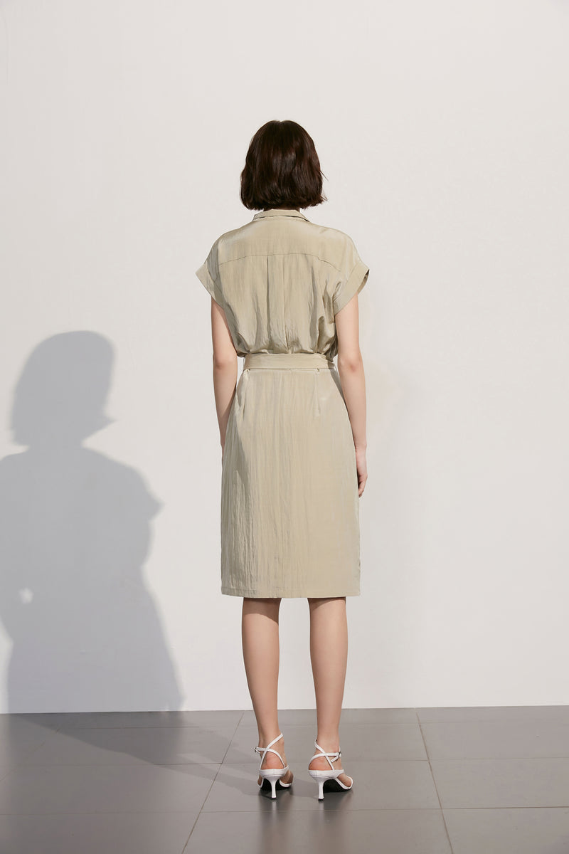 Lily - Robe - Vert Mousse