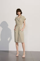 Lily - Robe - Vert Mousse