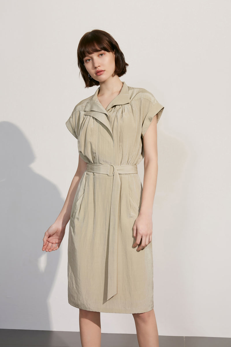 Lily - Robe - Vert Mousse