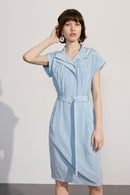 Lily - Robe - Gris-Bleu Violacé