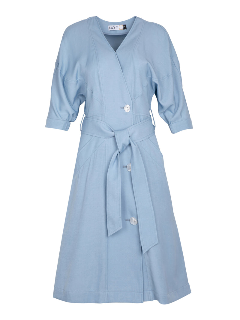 Lily - Robe - Bleu Ange