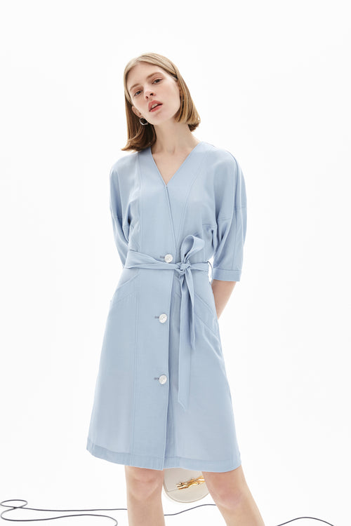 Lily - Robe - Bleu Ange