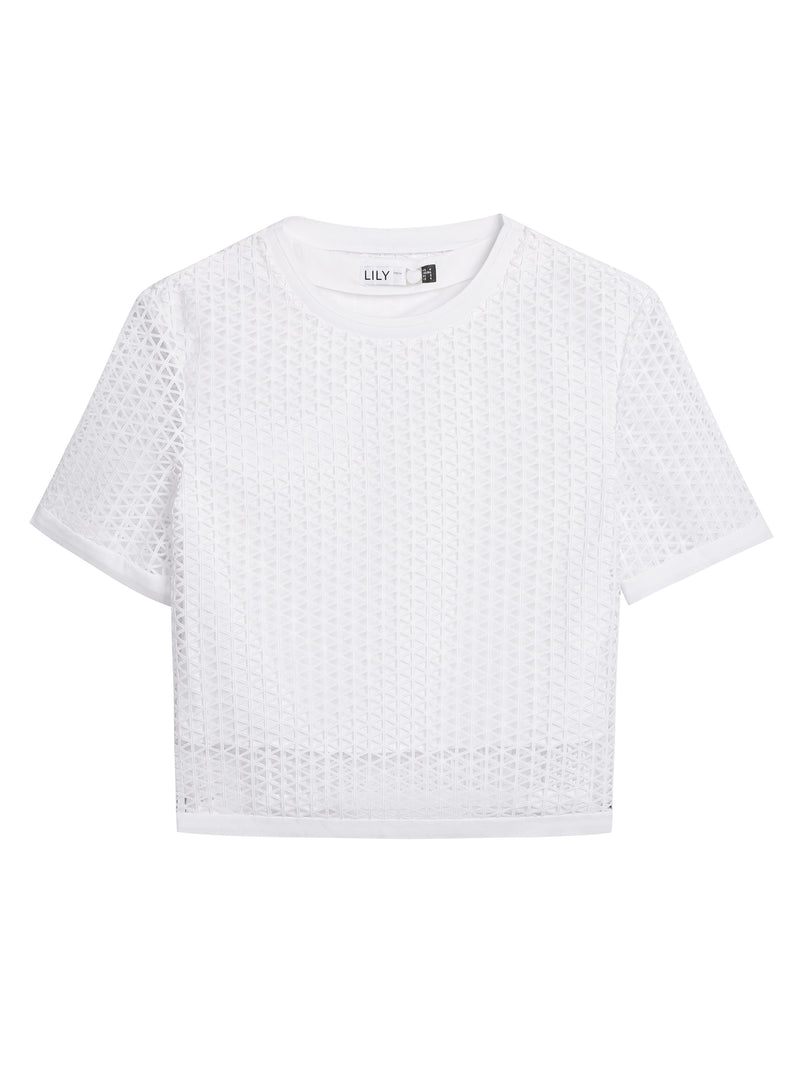 Lily - Pull-Over - Blanc