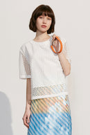 Lily - Pull-Over - Blanc