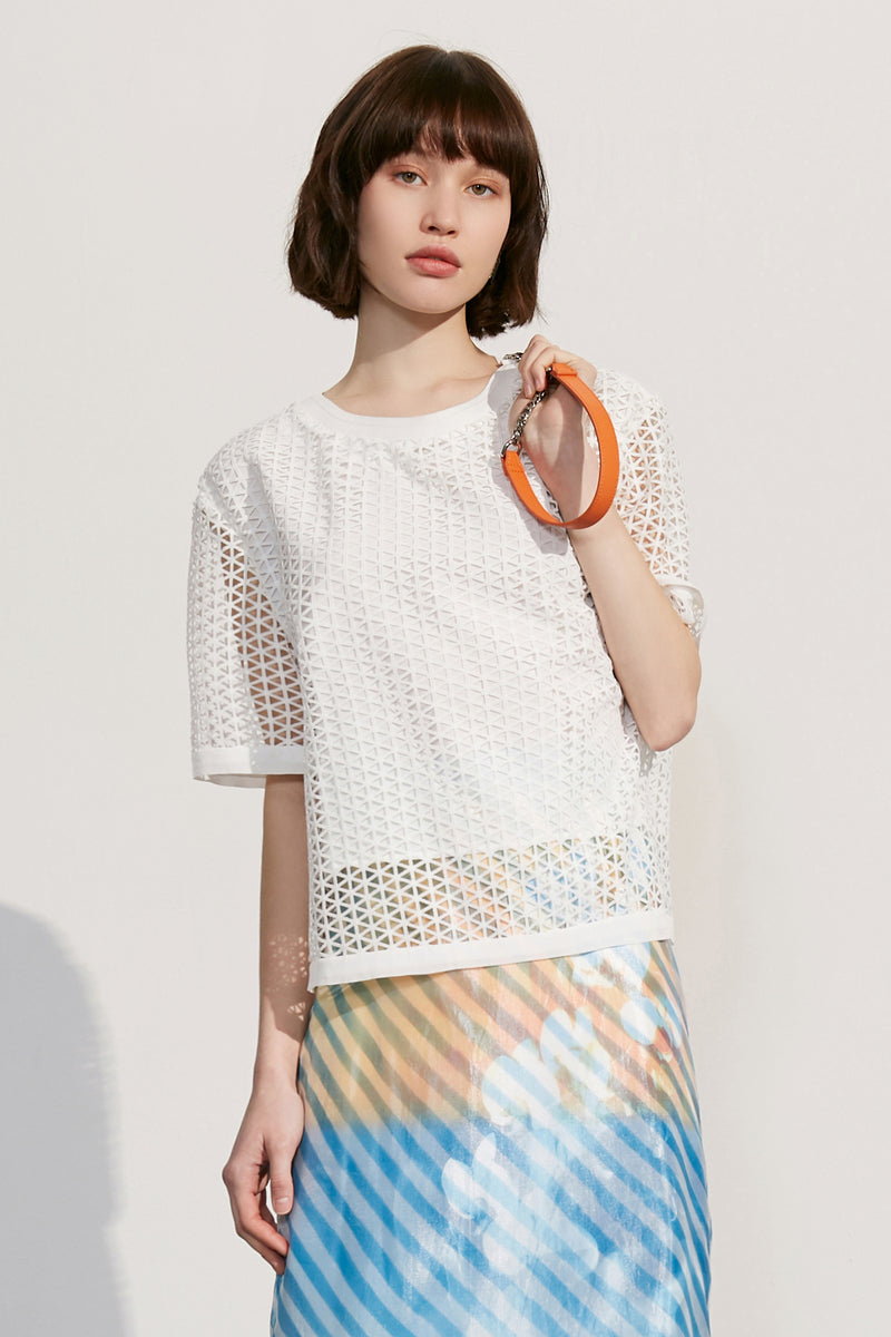 Lily - Pull-Over - Blanc