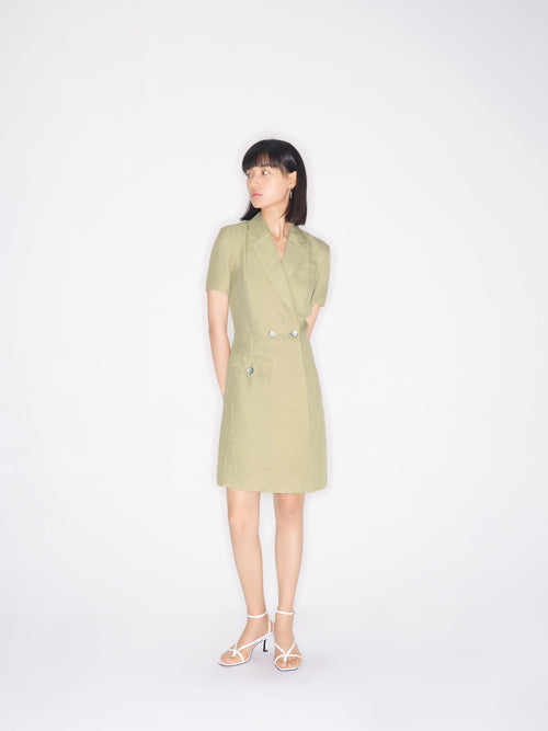 Lily - Robe - Jaune Kaki