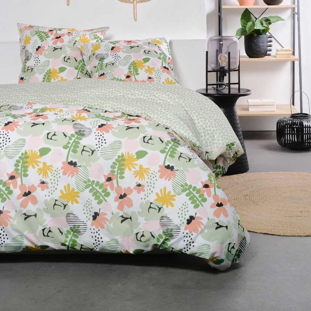 Sunshine - Parure De Lit Motif 12.16 - Vert