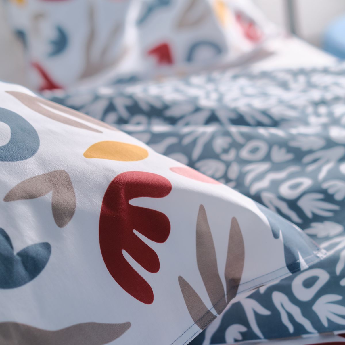 Sunshine - Juego De Cama Estampado 13.7 - Blanco