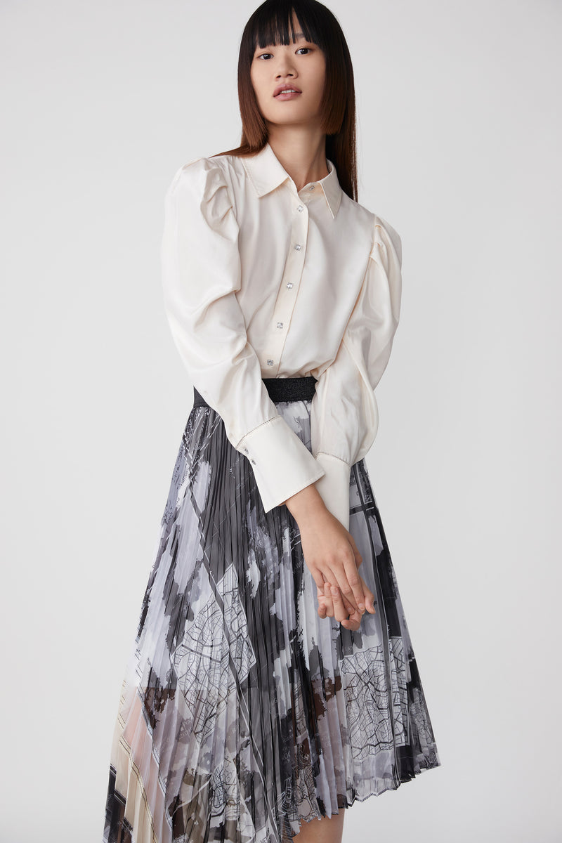 Lily - Chemise - Beige