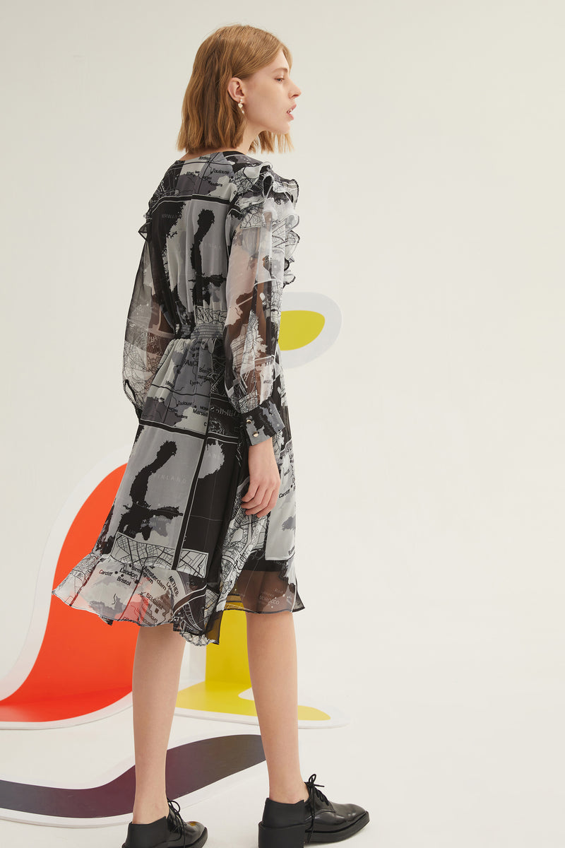 Lily - Robe - Gris Foncé