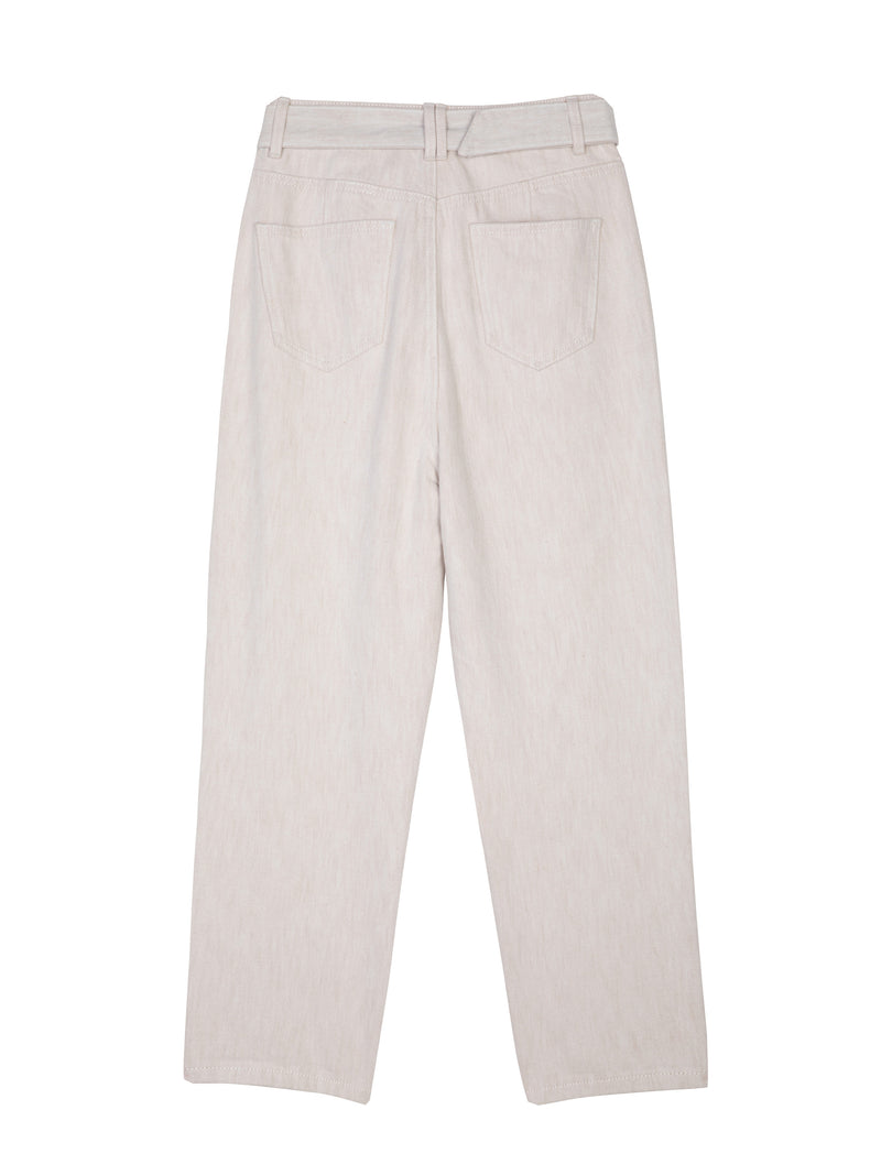 Lily - Pantalon - Gris Clair Blanchâtre