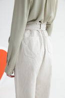 Lily - Pantalon - Gris Clair Blanchâtre