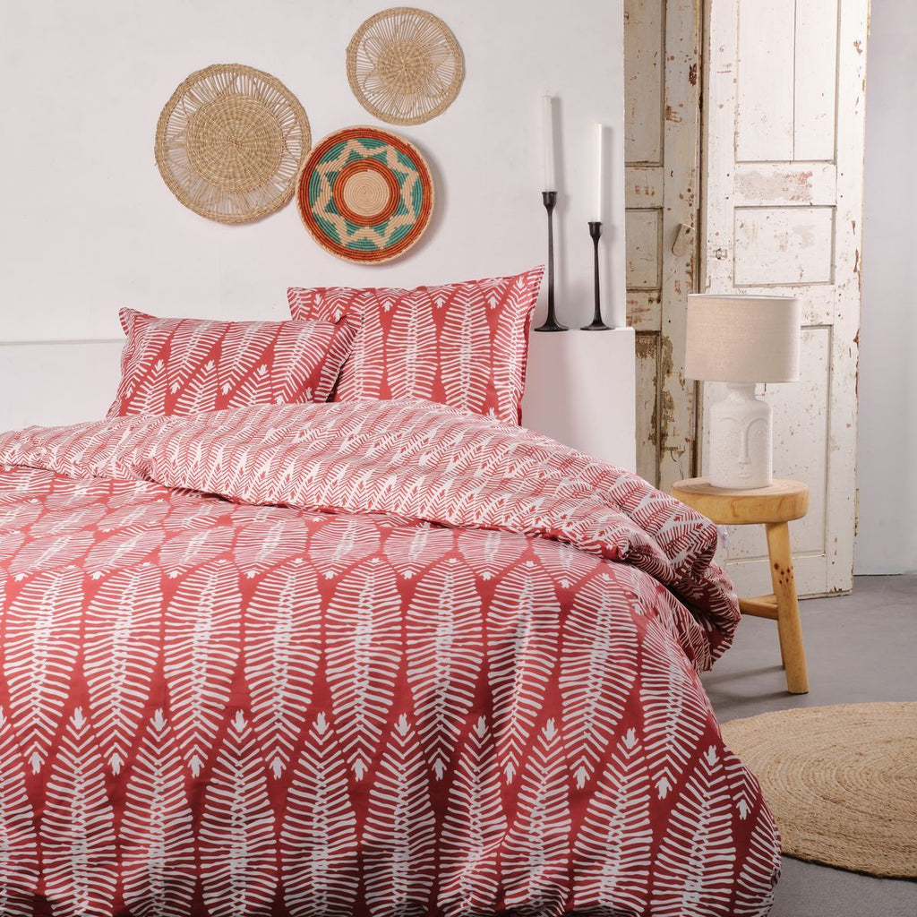 Sunshine - Parure De Lit Motif 13.25 - Rouge