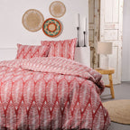 Sunshine - Parure De Lit Motif 13.25 - Rouge