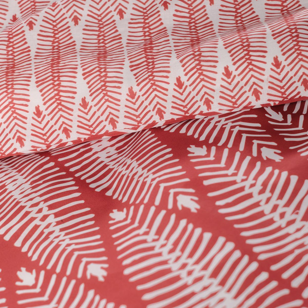 Sunshine - Parure De Lit Motif 13.25 - Rouge